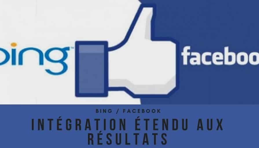 Bing étend l%u2019intégration de Facebook aux résultats de recherche