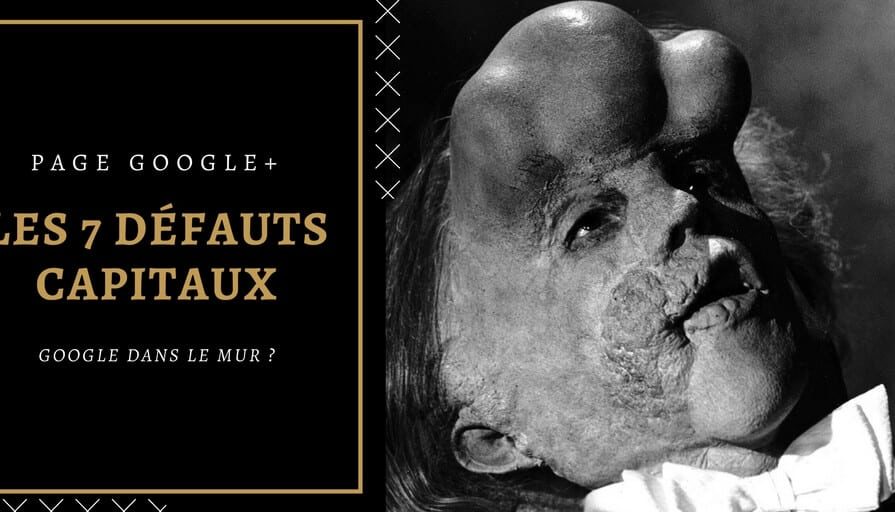 Page Google+, Les 7 Défauts Capitaux(1)