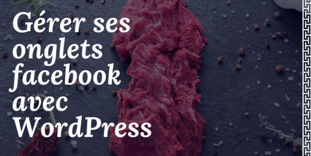 Gérer vos Onglets Facebook à Partir de WordPress