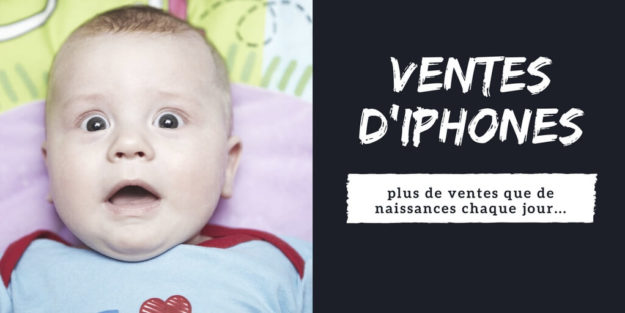 Les ventes d%u2019iPhones dépassent les naissances de bébés dans le monde chaque jour
