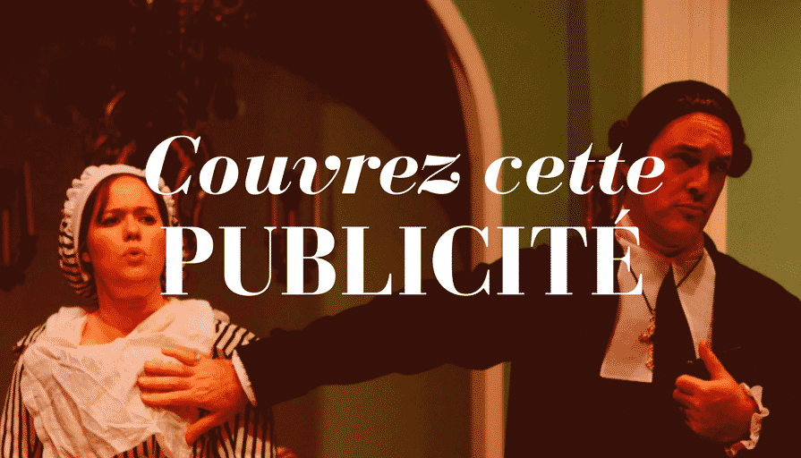 Couvrez cette publicité que je ne saurais voir