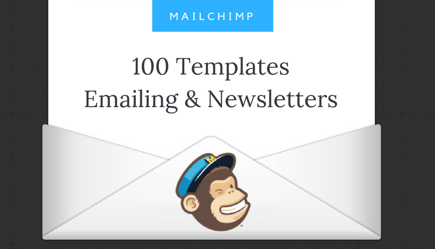 100 Templates Mailchimp emailings & newsletters