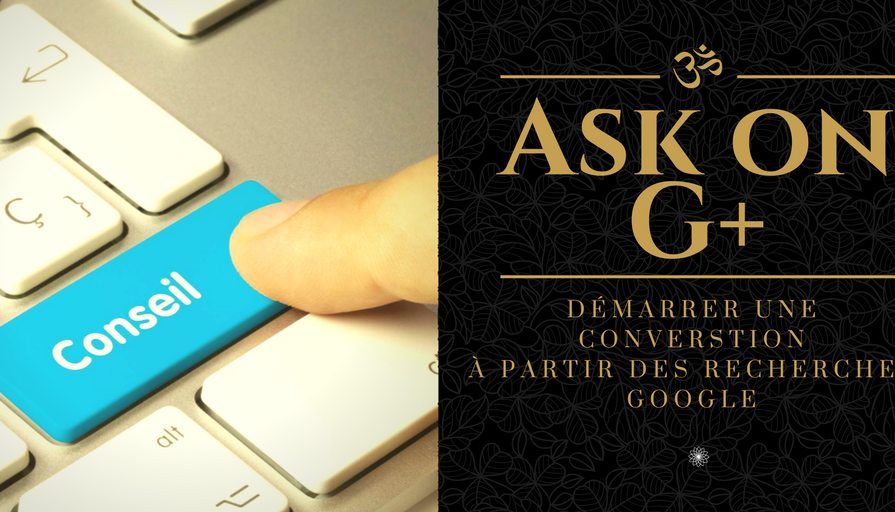 Google+ demarrer conversation recherche